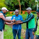 People with Visual Disabilities Join Community Tree Planting in Huye District