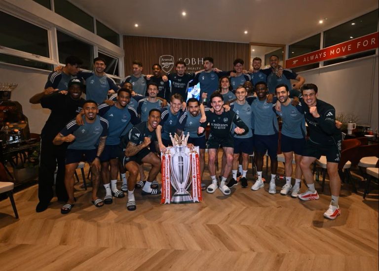 President Kagame Hails Arsenal F.C. After Premier League Title Win