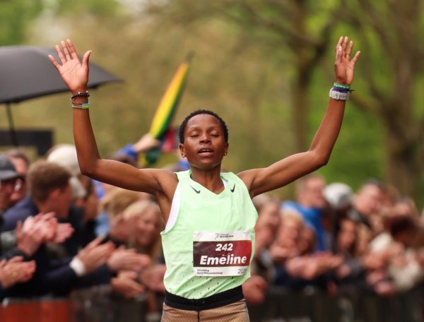 Emeline Imanizabayo wins Rwanda’s first-ever gold medal at the African Athletics Championships
